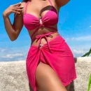 Active Strapless Bikini Set – 3-Piece Workout & Beach Swimwear (Wholesale Available)