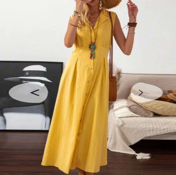 High Quality  Women Clothing organic cotton Casual Dresses-Shirt Dress women's dress Order Small MOQ - Image 4