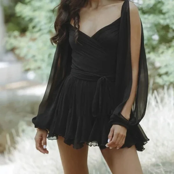 High Quality Y2K popular women's clothing Halter strap open back mini dress women's dress Order Small MOQ