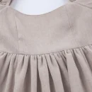High Quality  Women Clothing organic cotton Square Neck Puff sleeve women's dress Order Small MOQ