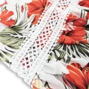 High Quality Holiday dress resort wear Subtropical print maxi dress women's dress Order Small MOQ