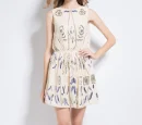 High Quality Women's holiday party dress sequin detail open back Socialite women's dress Order Small MOQ