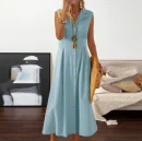 High Quality  Women Clothing organic cotton Casual Dresses-Shirt Dress women's dress Order Small MOQ