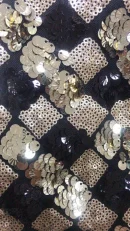 High Quality Women's holiday party dress sequin detail Plaid off shoulder women's dress Order Small MOQ