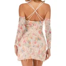 High Quality Women's holiday party dress sequin detail Sweet maiden tassel women's dress Order Small MOQ