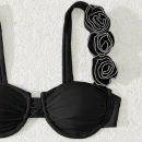 High Quality Bikinis and Beachwear drawstring Bikini 3D flower BeachWearwomen's Swimwear Order Small MOQ