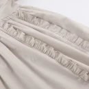 High Quality Women Clothing organic cotton Puffed sleeves and backless  women's T-shirt Order Small MOQ