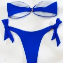 High Quality Bikinis and Beachwear Strapless Bikini Rhinestone BeachWearwomen's Swimwear Order Small MOQ