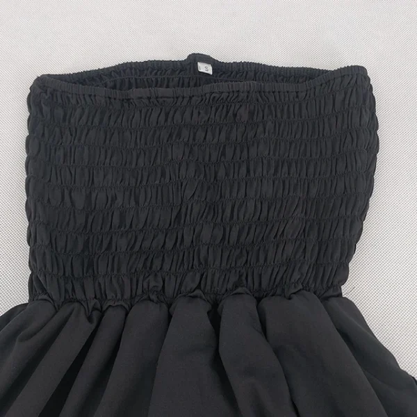 High Quality  Y2K popular women's clothing Strapless tassel mini dresses women's dress Order Small MOQ - Image 6