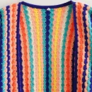 High Quality Casual Women's Sweaters minority Rainbow stripes long sleeve women's top Order Small MOQ