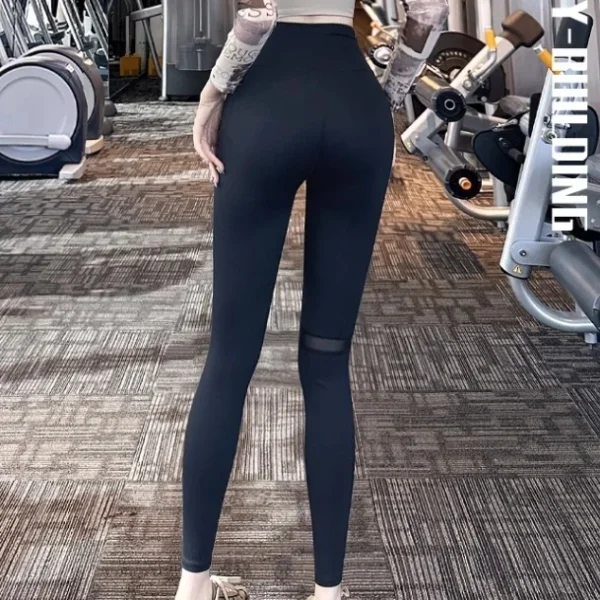 High Quality Yoga pants Mesh splicing high waisted  hip lifting Women's workout vests Order Small MOQ - Image 5