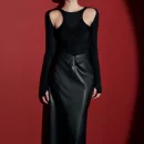 High Quality Y2K popular women's clothing cut out long sleeve body con women's top Order Small MOQ