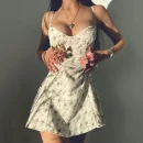 High Quality Digital printing Casual Dresses Subtropical print sexy women's dress Order Small MOQ