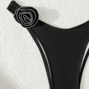 High Quality Bikinis and Beachwear drawstring Bikini 3D flower BeachWearwomen's Swimwear Order Small MOQ