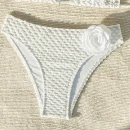 3D Floral Drawstring Bikini Set – Premium Adjustable Beachwear for Women