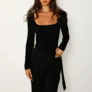 High Quality Y2K popular women's clothing cut out long sleeve body con women's top Order Small MOQ