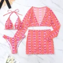 High Quality W - sport suit a bathing suit Geometric long sleeve One Piece Swimwear Order Small MOQ