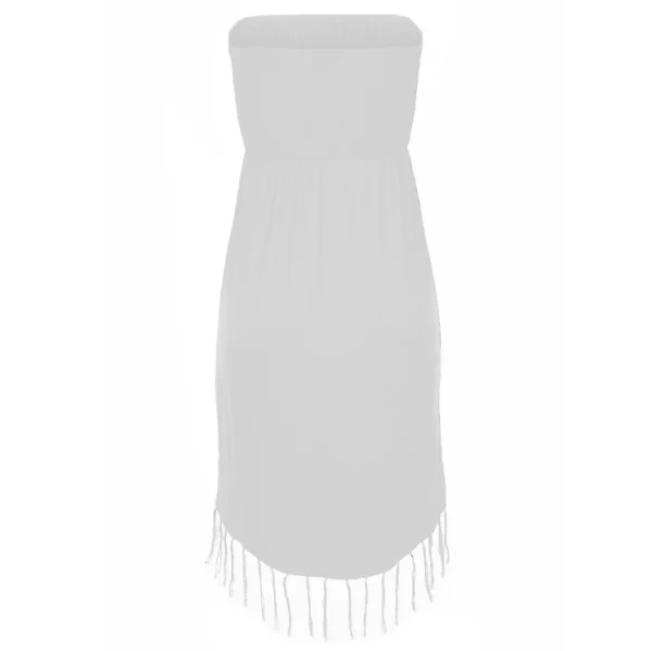 High Quality  Y2K popular women's clothing Strapless tassel mini dresses women's dress Order Small MOQ - Image 4