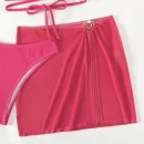 Active Strapless Bikini Set – 3-Piece Workout & Beach Swimwear (Wholesale Available)