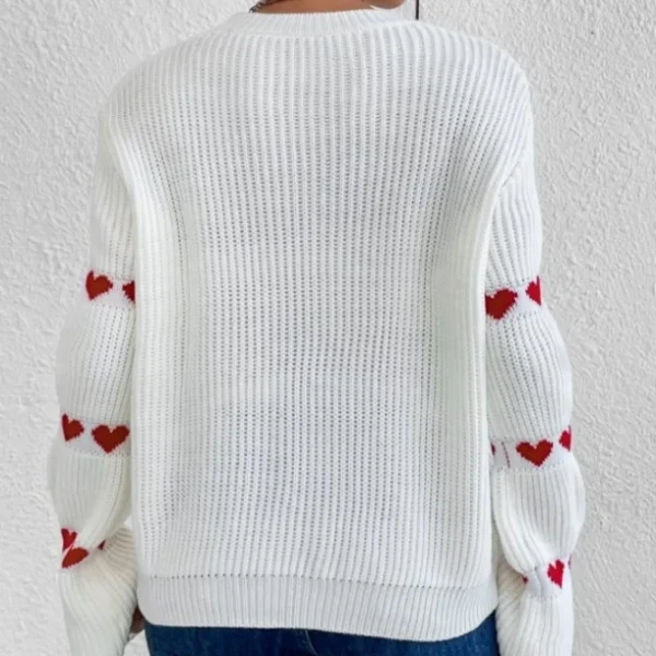 High Quality Turtleneck Women's Sweaters long sleeve Love print women's top Order Small MOQ - Image 2