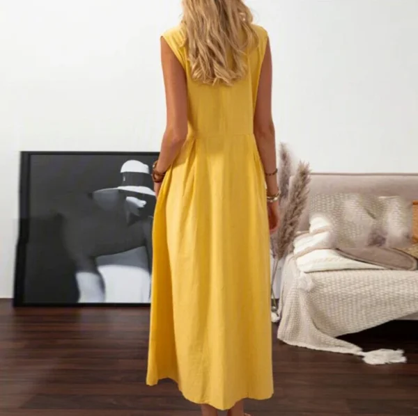 High Quality  Women Clothing organic cotton Casual Dresses-Shirt Dress women's dress Order Small MOQ - Image 3