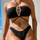 Sparkling Rhinestone Adjustable Bikini – Premium Women’s Swimwear (Wholesale Available)